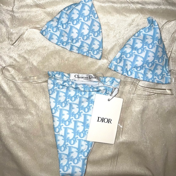 Dior Swim Dior Bikini With Transparent Straps Poshmark